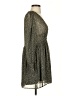 Zara Animal Print Tan Casual Dress Size S - photo 4