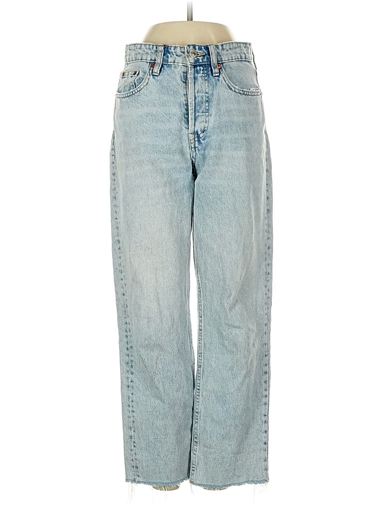 Pre-owned Zara Jeans In Blue