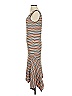 Elliatt Stripes Brown Casual Dress Size S - photo 5