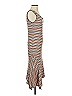 Elliatt Stripes Brown Casual Dress Size S - photo 4