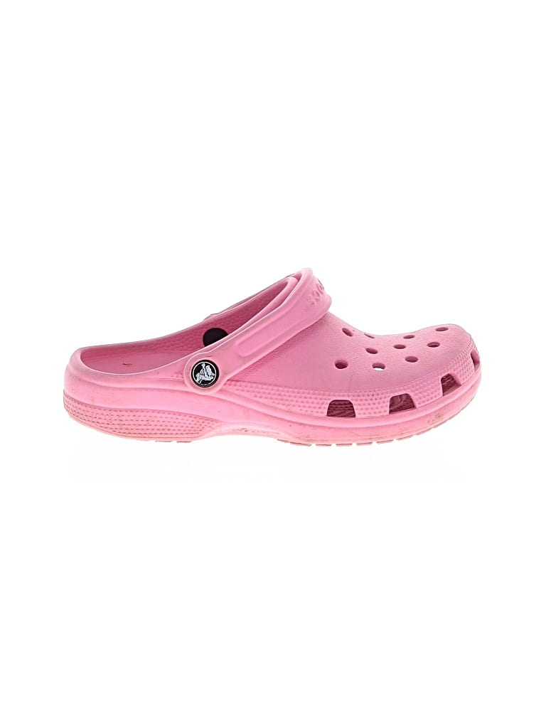 Pre-owned Crocs Mule/clog In Pink