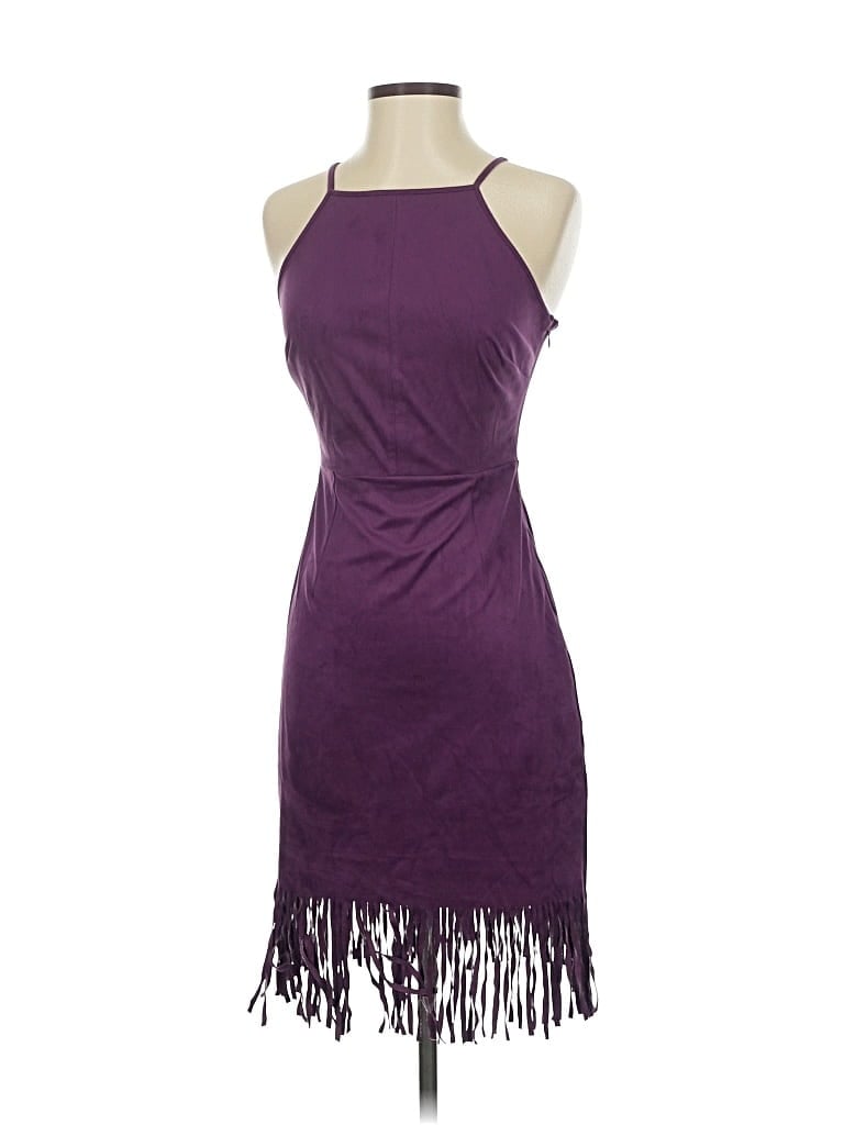 Pre-owned Venus Cocktail Dress In Purple