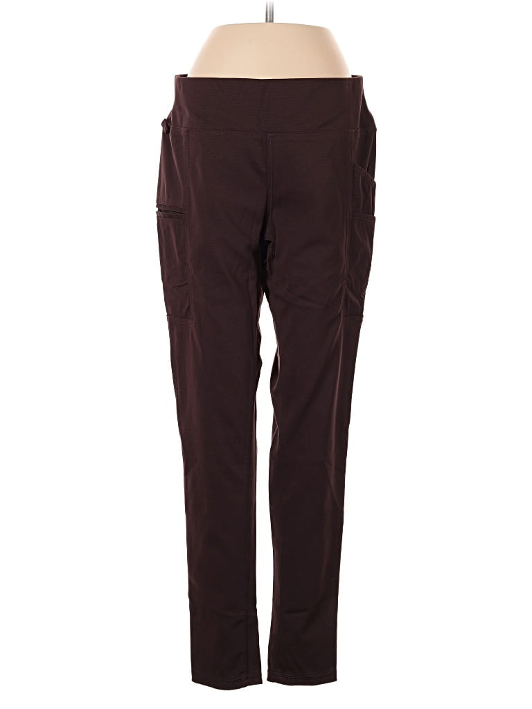Pre-owned Carhartt Active Pants In Burgundy