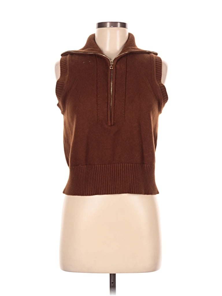Pre-owned J By Joie Sweater Vest In Brown