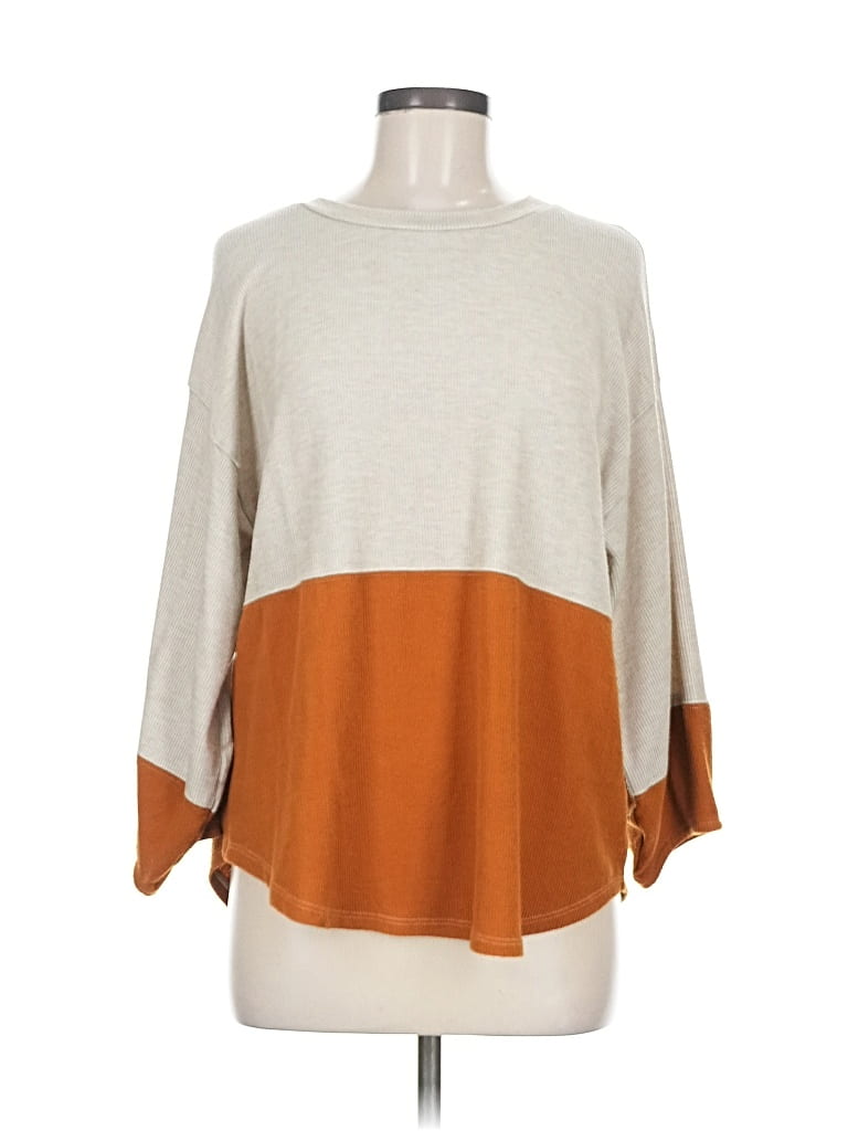 Pre-owned Blu Pepper Pullover Sweater In White