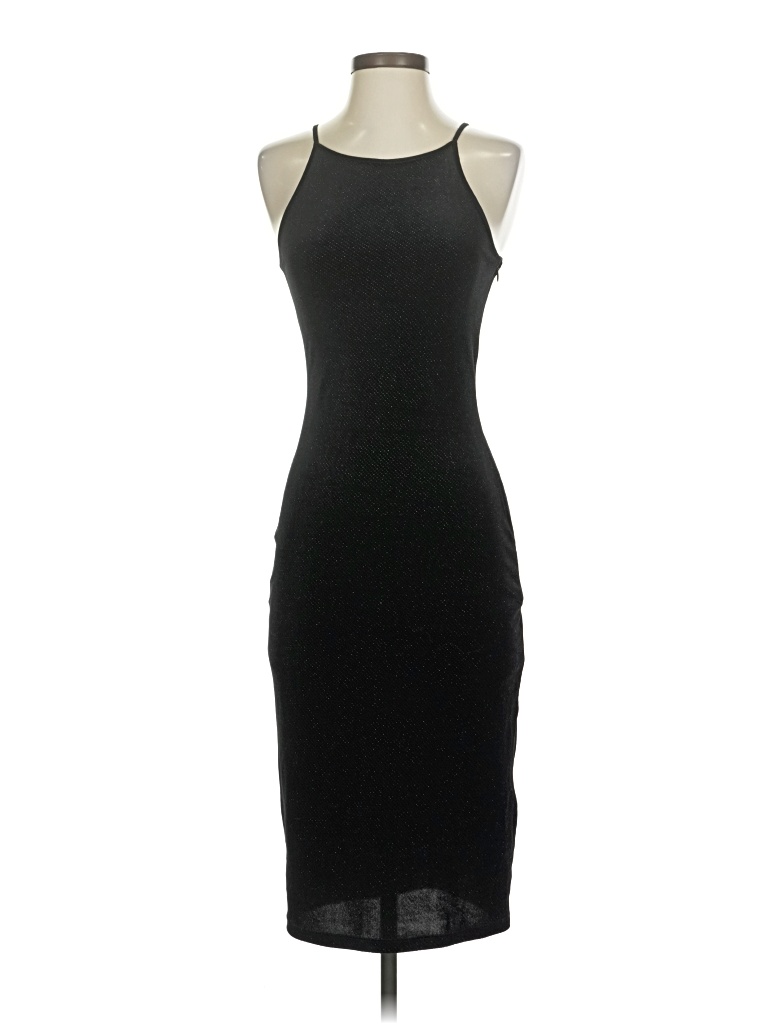 Pre-owned Topshop Cocktail Dress In Black