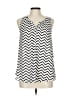 Candie's 100% Polyester White Sleeveless Blouse Size L - photo 1