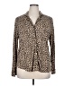 Nordstrom Rack Animal Print Brown Long Sleeve Blouse Size XL - photo 1