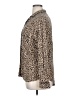 Nordstrom Rack Animal Print Brown Long Sleeve Blouse Size XL - photo 5
