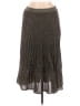 Lucy Paris 100% Polyester Metallic Gray Casual Skirt Size M - photo 1