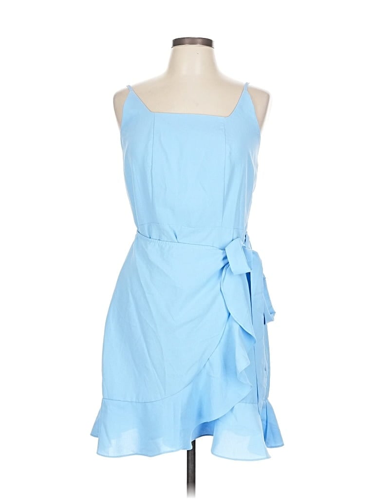 Pre-owned Unbranded Cocktail Dress In Blue