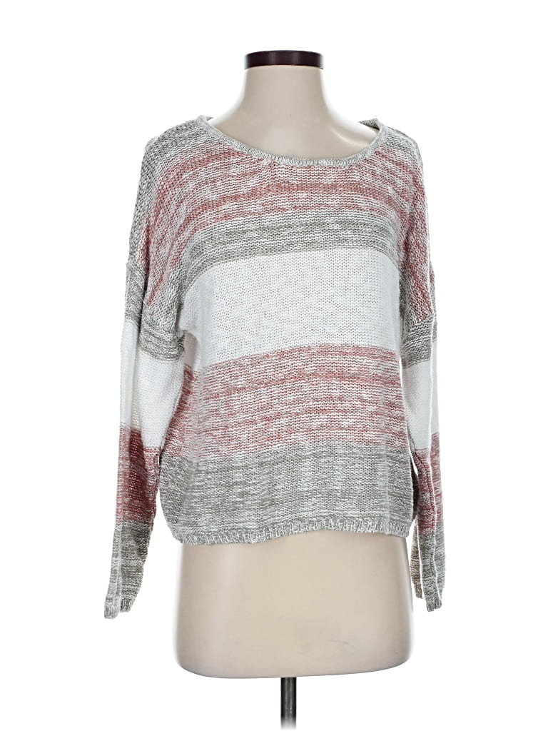 Pre-owned Lovestitch Pullover Sweater In White