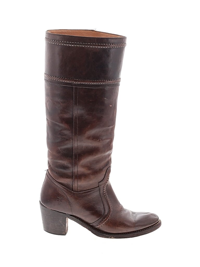 Pre-owned Frye Boots In Brown