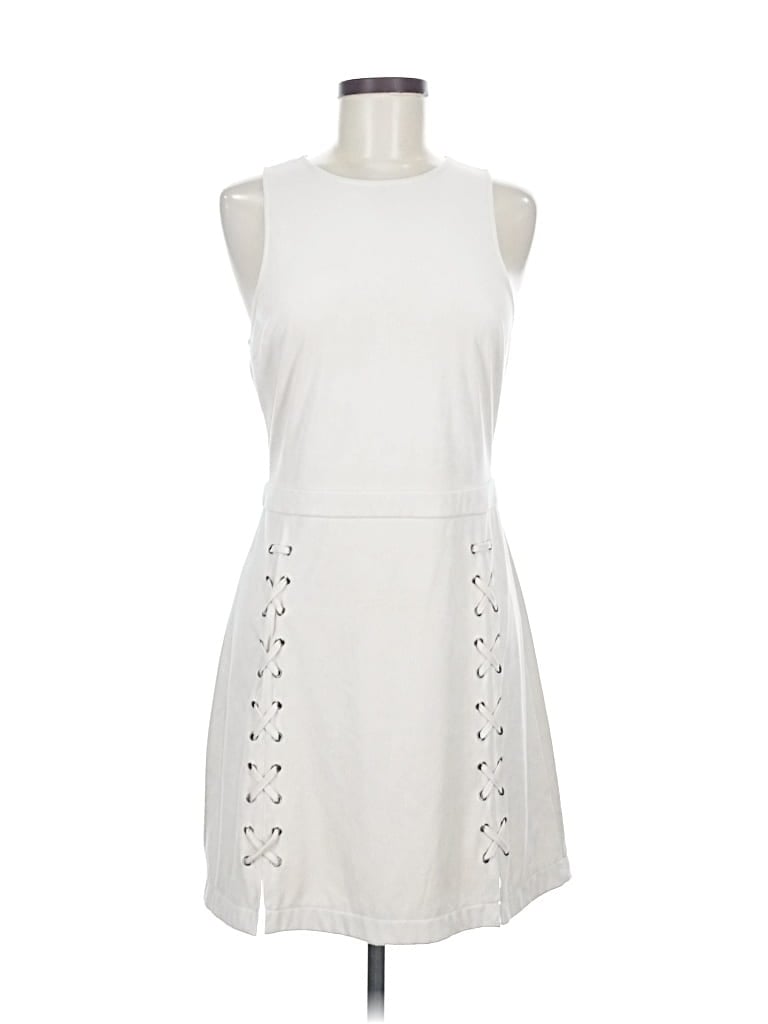 Pre-owned Cupcakes And Cashmere Casual Dress In White