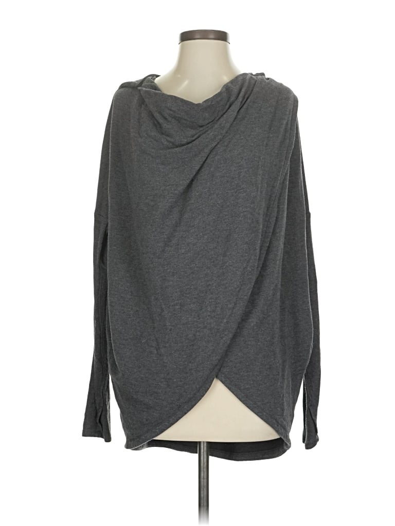 Pre-owned Athleta Pullover Sweater In Gray