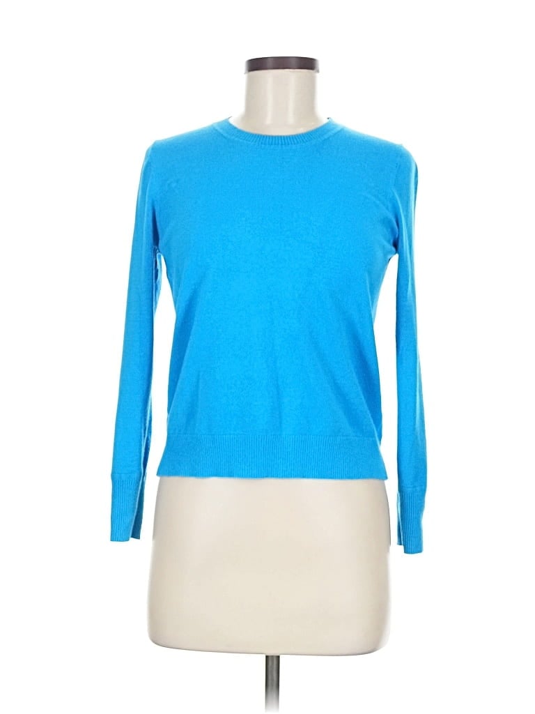 Pre-owned Ann Taylor Loft Pullover Sweater In Blue