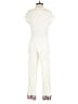 Cleobella 100% Rayon Solid Ivory Jumpsuit Size S - photo 2