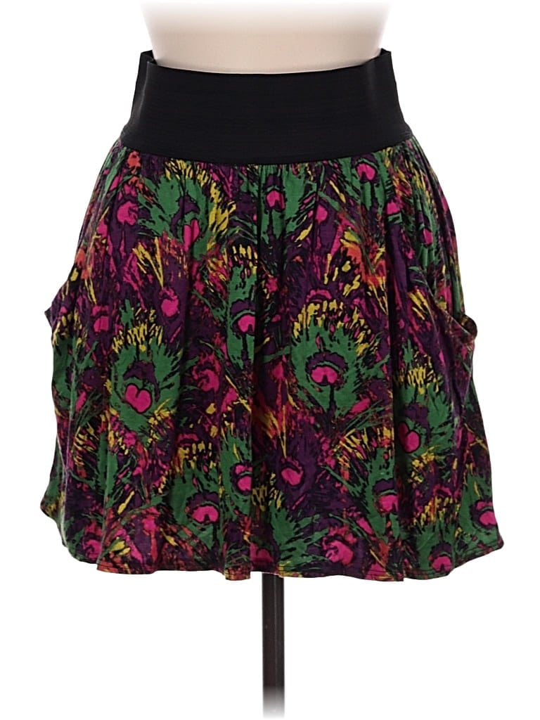 Pre-owned H.i.p. Happening In The Present Casual Skirt In Green