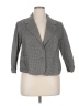 Venezia Chevron-herringbone Gray Black Blazer Size 14/16 - photo 1