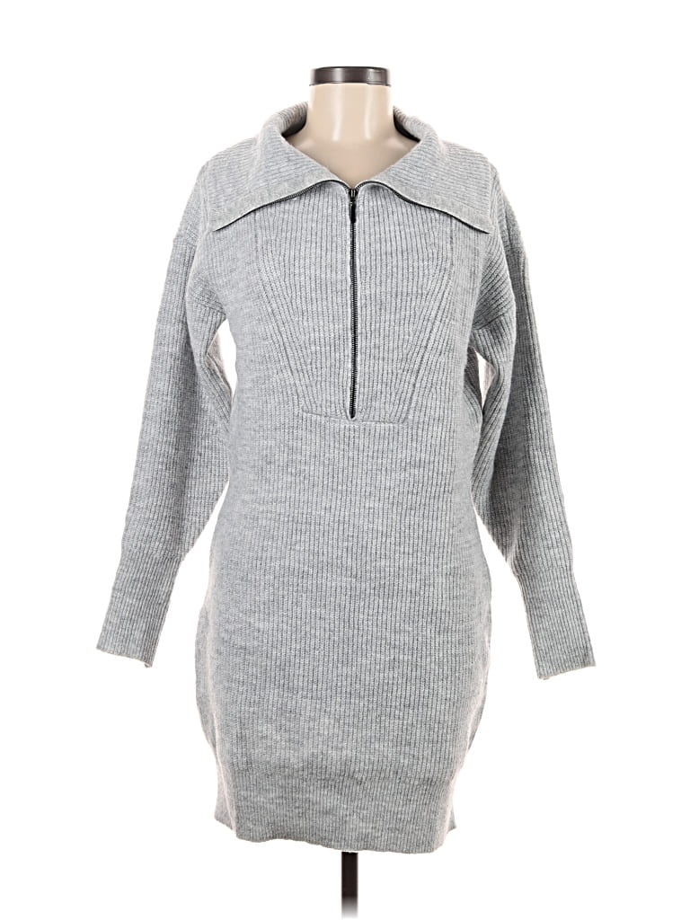 Pre-owned Venus Casual Dress In Gray