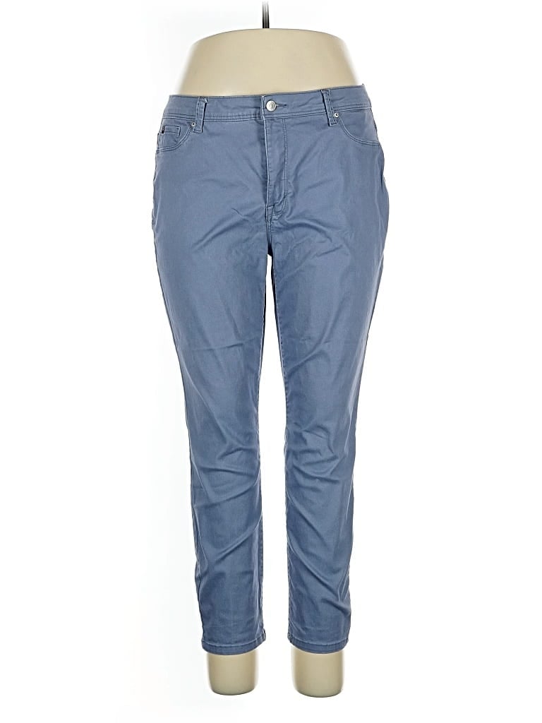 Pre-owned Curve Appeal Casual Pants In Blue