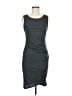 Leith Solid Gray Casual Dress Size M - photo 1