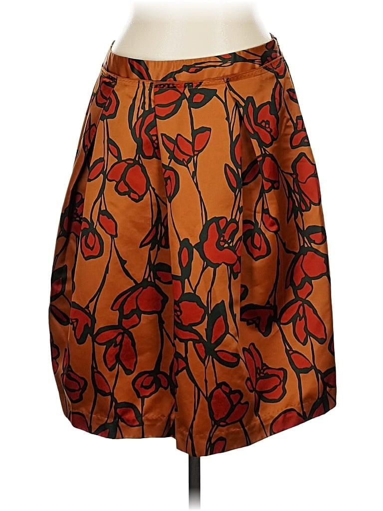 Pre-owned Simply Vera Vera Wang Casual Skirt In Orange