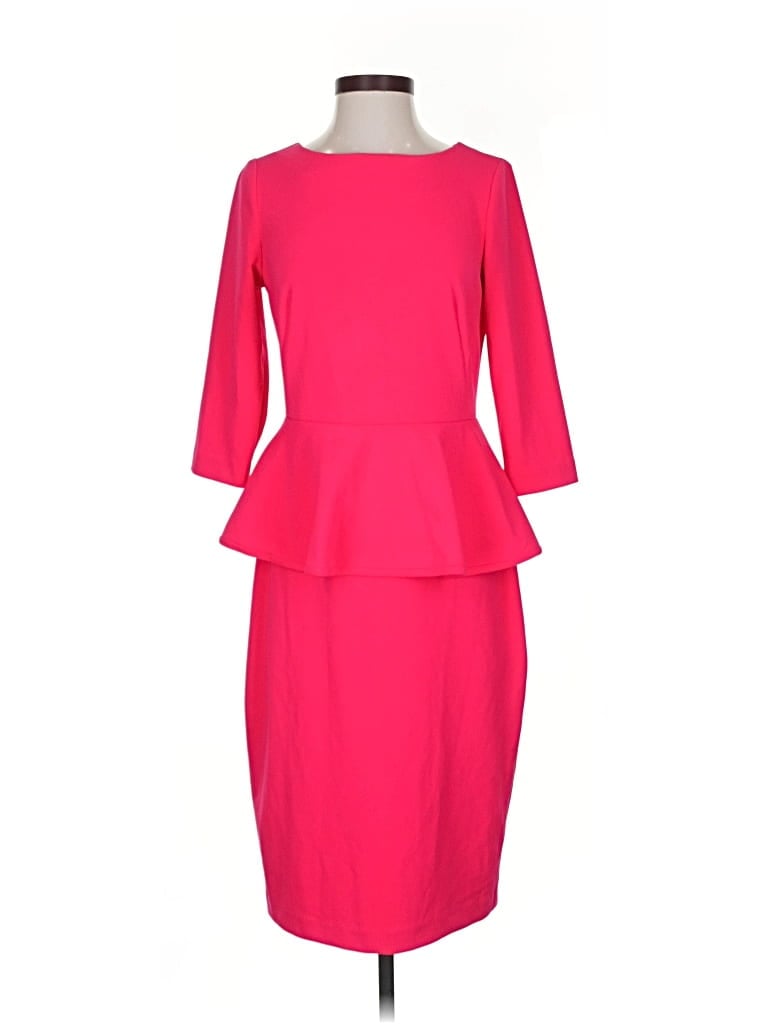 Pre-owned Calvin Klein Cocktail Dress In Pink
