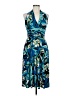 Evan Picone Tropical Blue Cocktail Dress Size 8 (petite) - photo 1