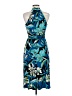 Evan Picone Tropical Blue Cocktail Dress Size 8 (petite) - photo 2
