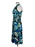 Evan Picone Tropical Blue Cocktail Dress Size 8 (petite) - photo 5