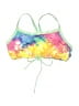 Dolfin Tie-dye Green Swimsuit Top Size 16 - photo 1