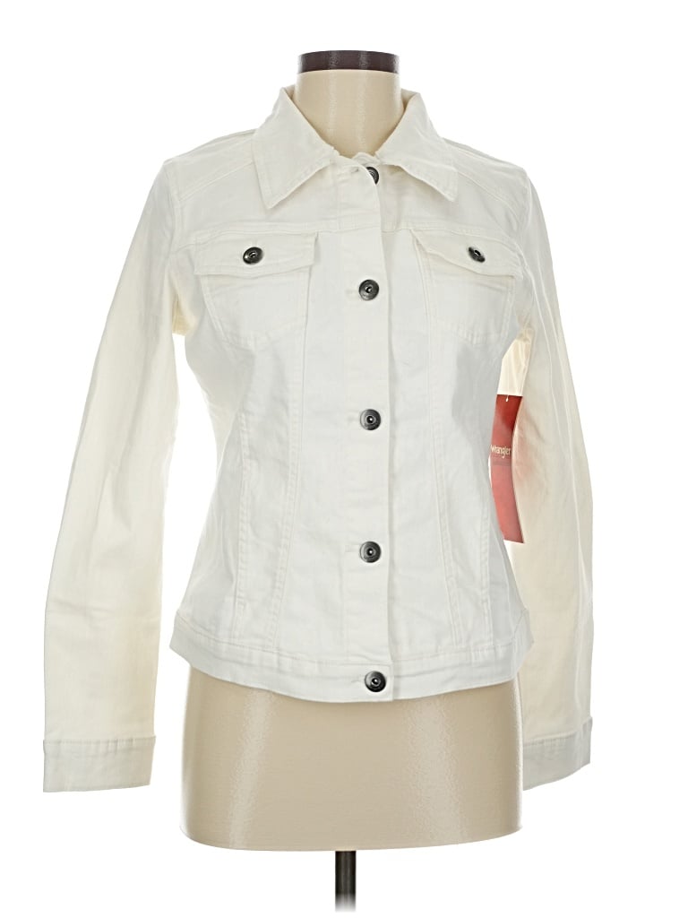 Pre-owned Wrangler Jeans Co Jacket In White