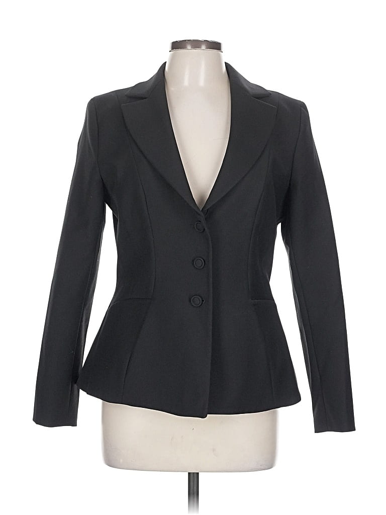 Pre-owned White House Black Market Blazer Jacket In Black