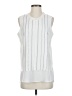 E3 by Etcetera Silver Sleeveless Blouse Size 4 - photo 1