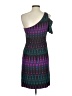Gianni Bini Graphic Purple Cocktail Dress Size 4 - photo 2