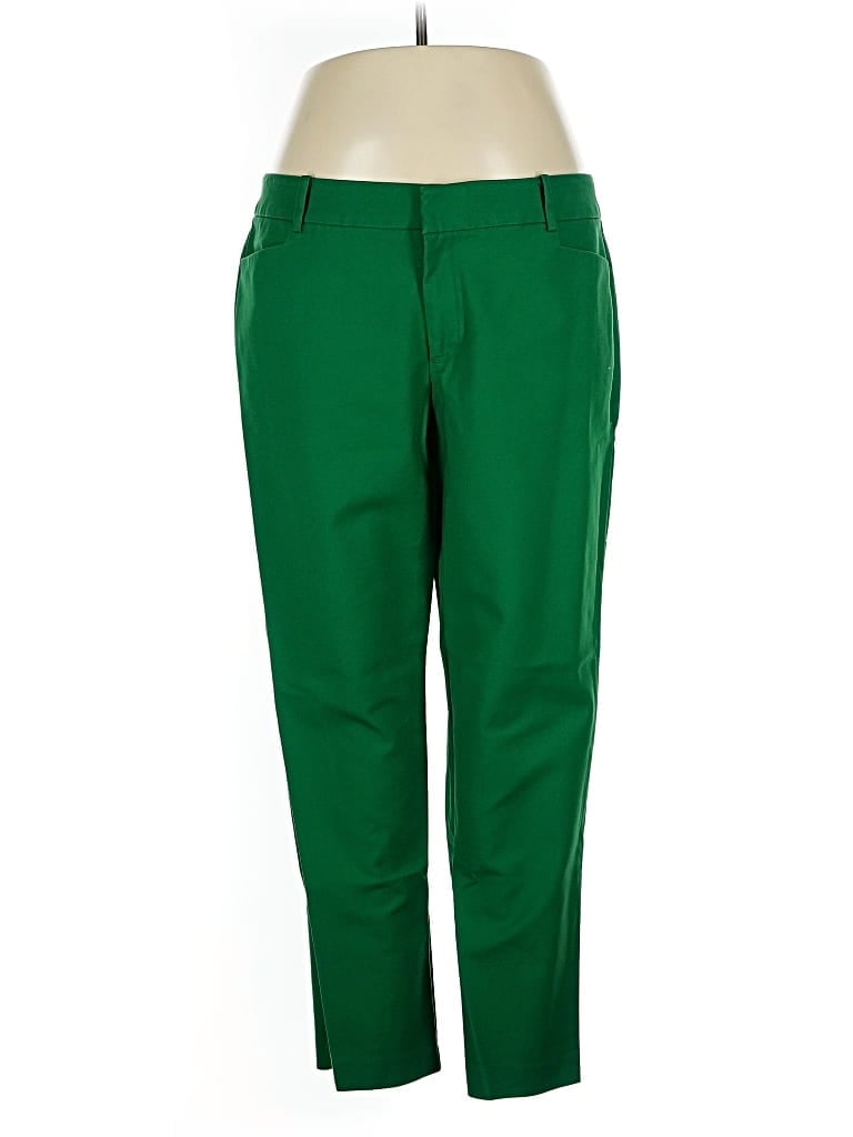 Pre-owned Eloquii Casual Pants In Green