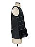 E3 by Etcetera 100% Silk Black Sleeveless Top Size 2 - photo 4