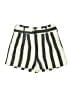 FRAME 100% Linen Stripes Ivory Shorts Size 0 - photo 1