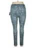 JoyLab Animal Print Teal Active Pants Size XL - photo 2