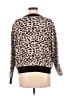 T Tahari Animal Print Brown Pullover Sweater Size M - photo 2