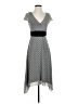 Max Studio Polka Dots Gray Ivory Casual Dress Size S - photo 1