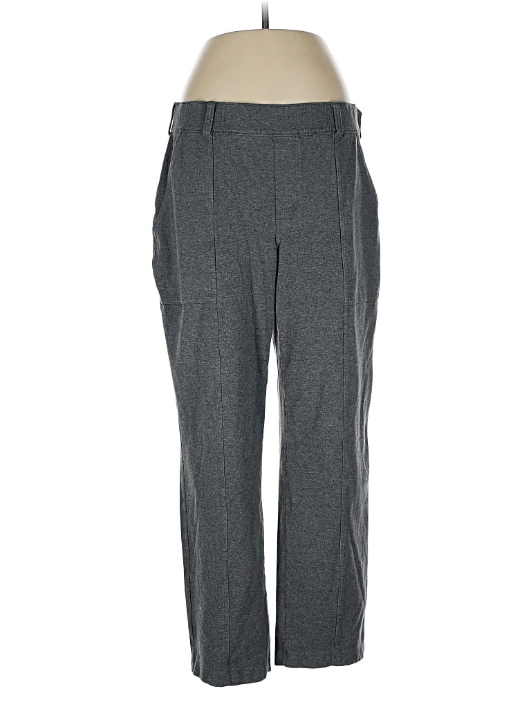 Pre-owned Lands' End Casual Pants In Gray
