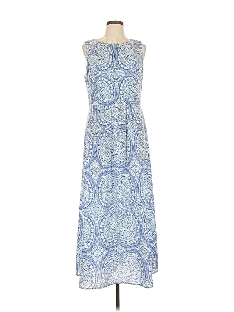 Pre-owned Talbots Casual Dress In Blue