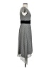 Max Studio Polka Dots Gray Ivory Casual Dress Size S - photo 4