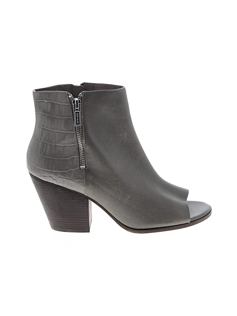Pre-owned Cole Haan Ankle Boots In Gray