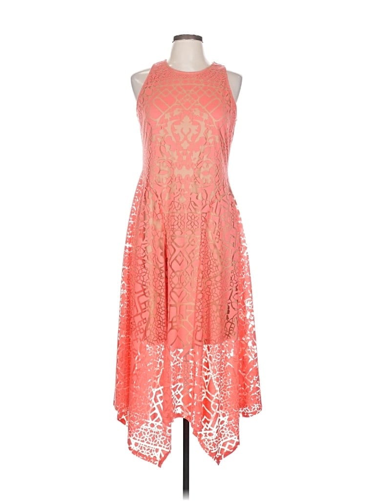 Pre-owned A.n.a. A New Approach Cocktail Dress In Orange