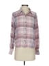 Splendid 100% Rayon Plaid Pink Long Sleeve Button-Down Shirt Size XS - photo 1
