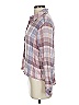 Splendid 100% Rayon Plaid Pink Long Sleeve Button-Down Shirt Size XS - photo 5