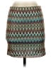 Assorted Brands Chevron-herringbone Teal Casual Skirt Size S - photo 1